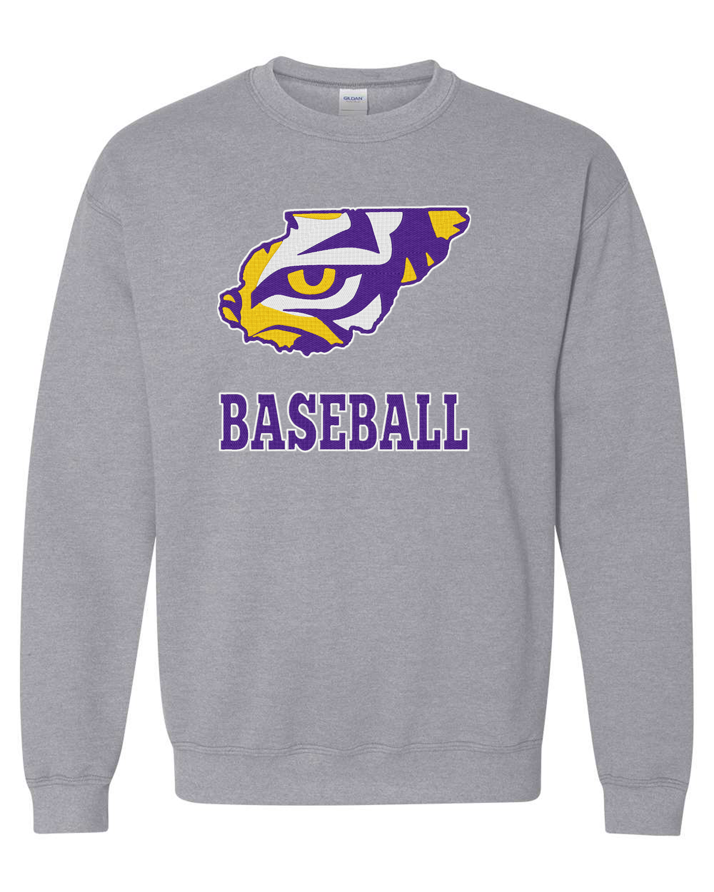 " Union County Baseball " Embroidery Sweatshirt