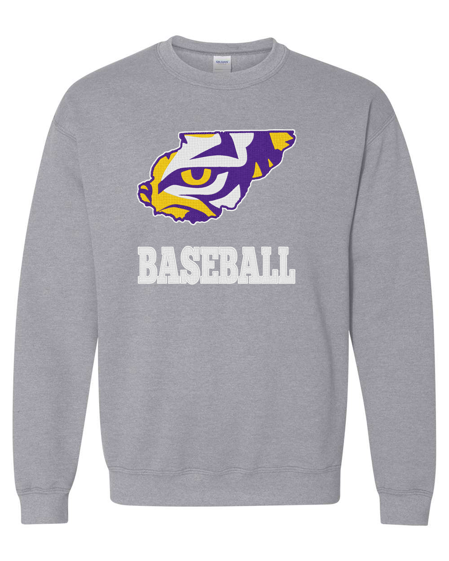 " Union County Baseball " Embroidery Sweatshirt