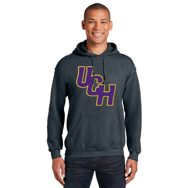 " UCH " Embroidery Hooded Sweatshirt