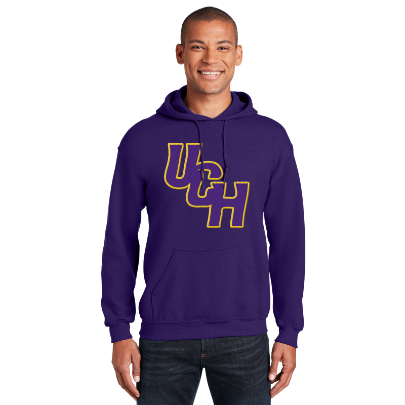 " UCH " Embroidery Hooded Sweatshirt