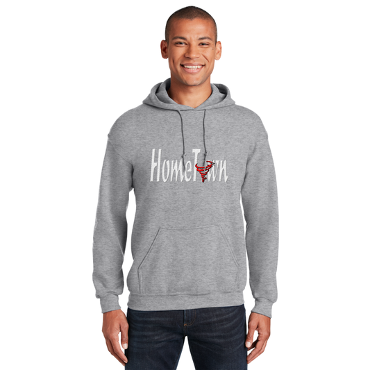 " HomeTown Tornado " Embroidery Hooded Sweatshirt