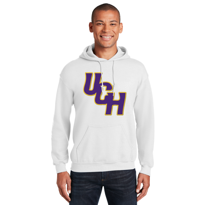 " UCH " Embroidery Hooded Sweatshirt